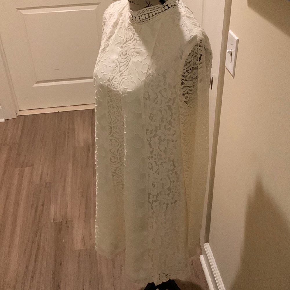 Beautiful lace - cream- dress